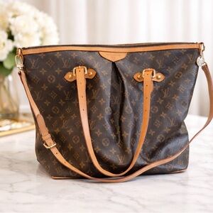 Louis Vuitton Dark Brown Monogram Tote